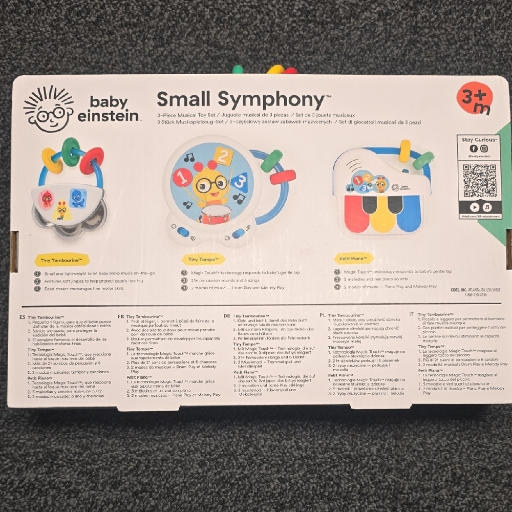 Baby Einstein Small Symphony Musical Toy Set - Vibrant Colors - Picture 2 of 3